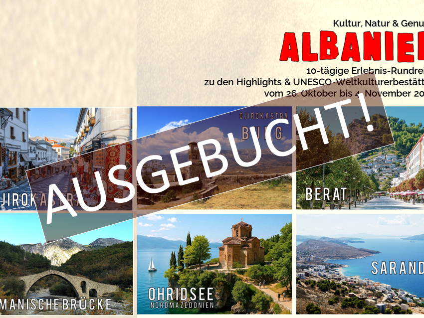 2026 Albanien Ausgebucht